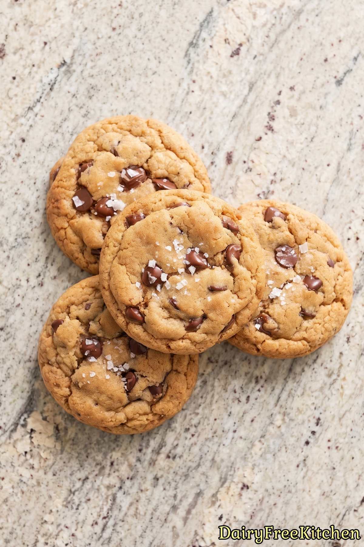 Soft dairy free bakery style chocolate cookies