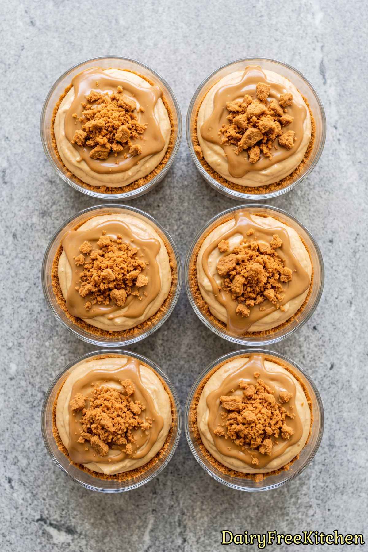 Easy Biscoff cheesecake cups