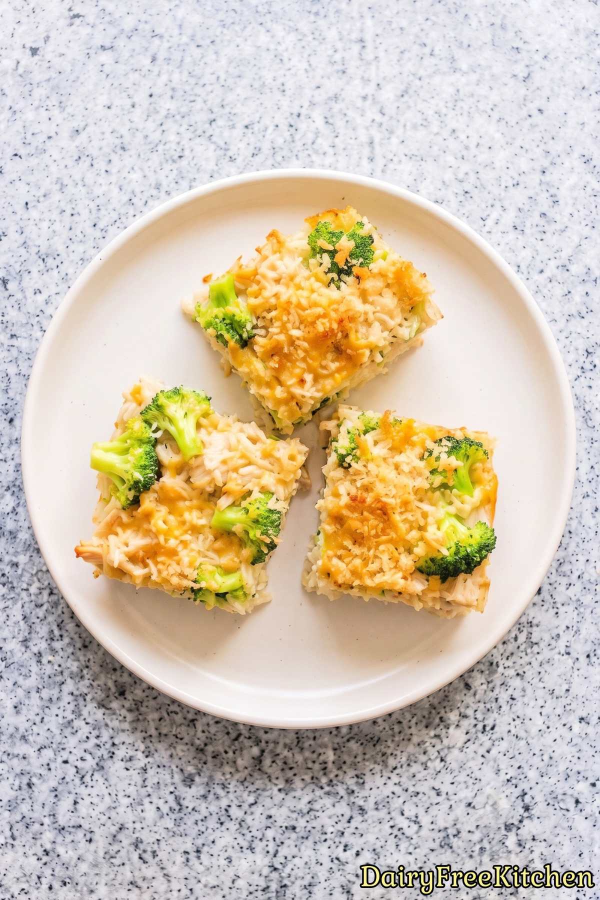 Warm cheesy chicken and rice bake