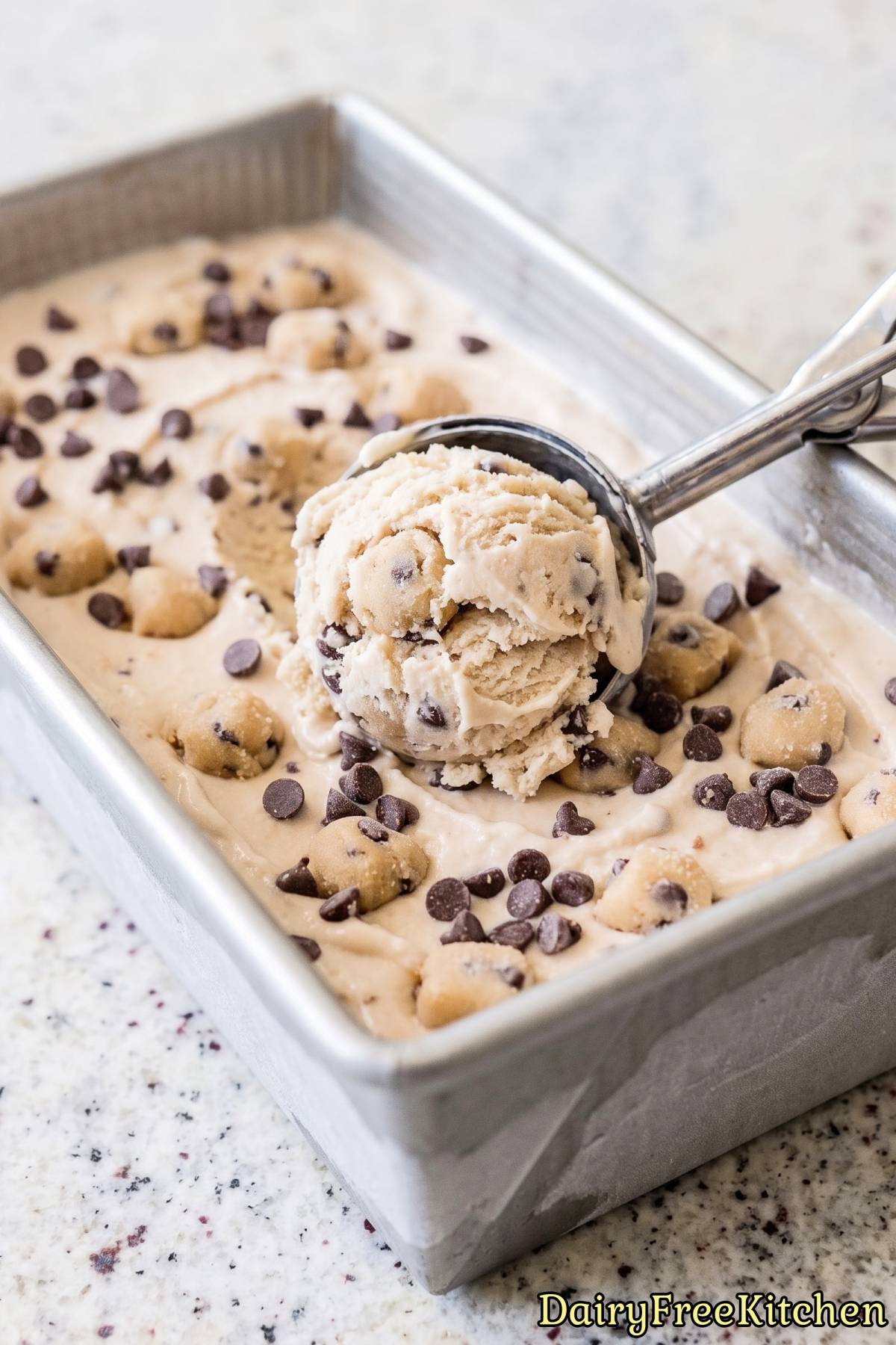 Simple dairy free cookie dough dessert