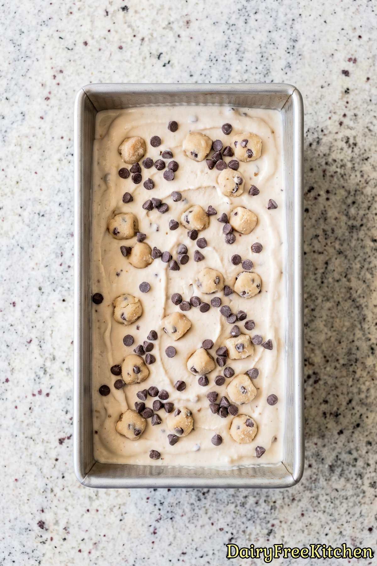 Decadent vegan cookie dough ice cream