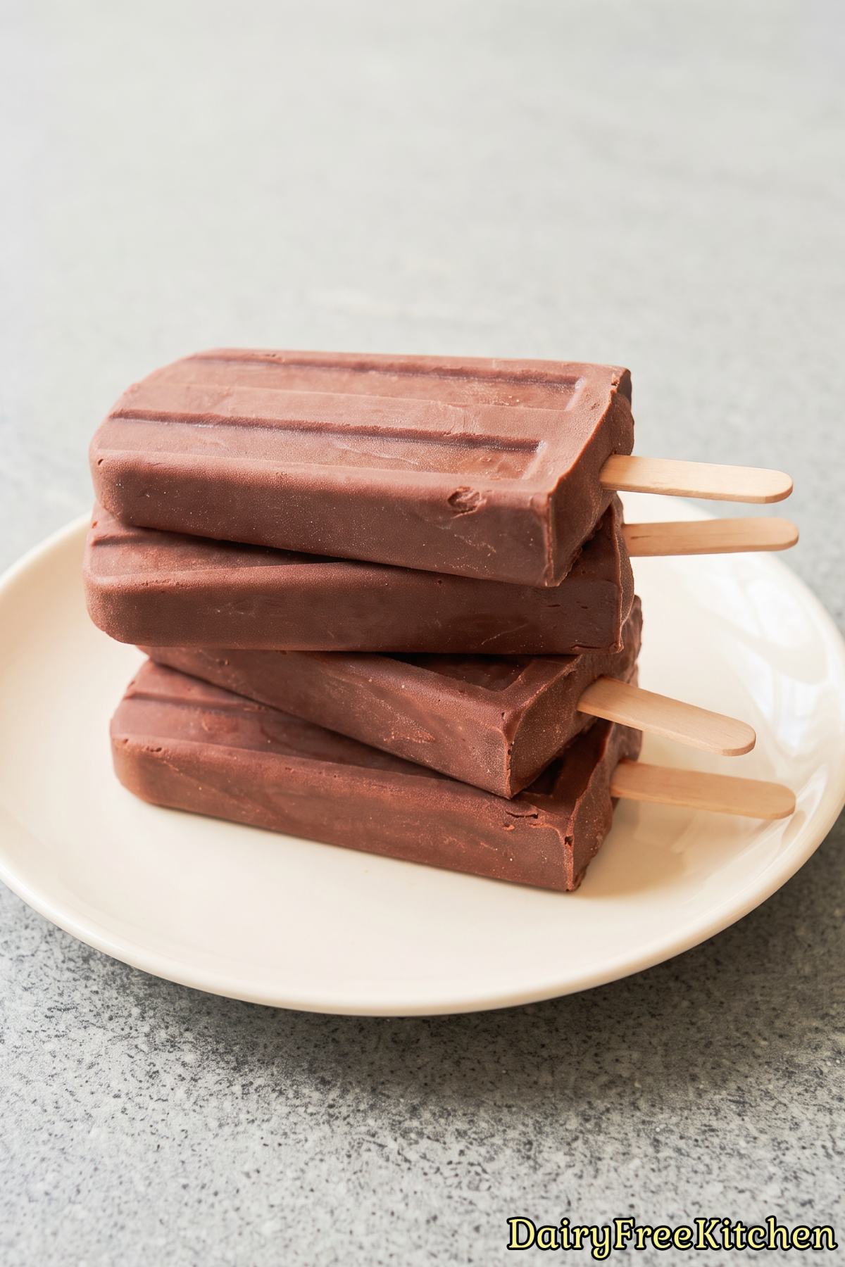 Easy homemade dairy free chocolate pops