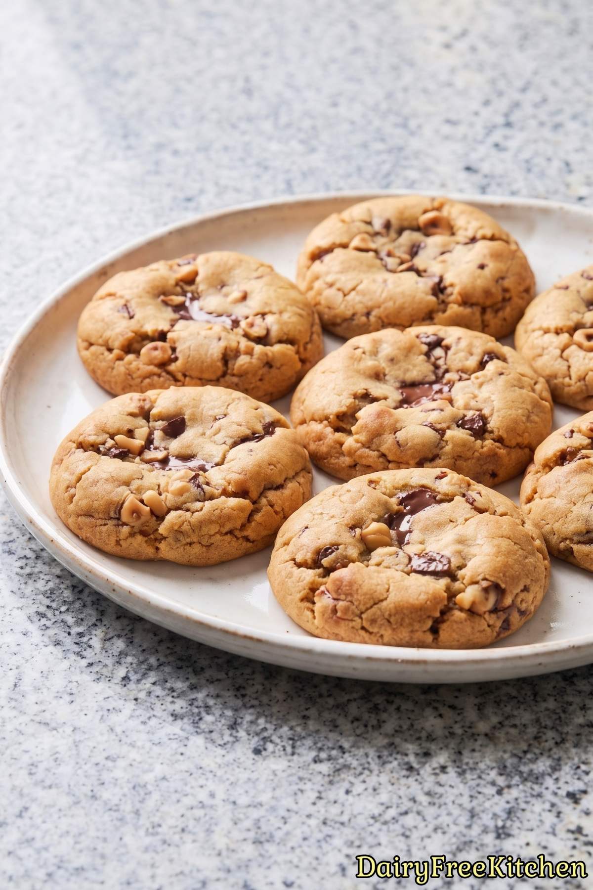 Soft hazelnut center cookies