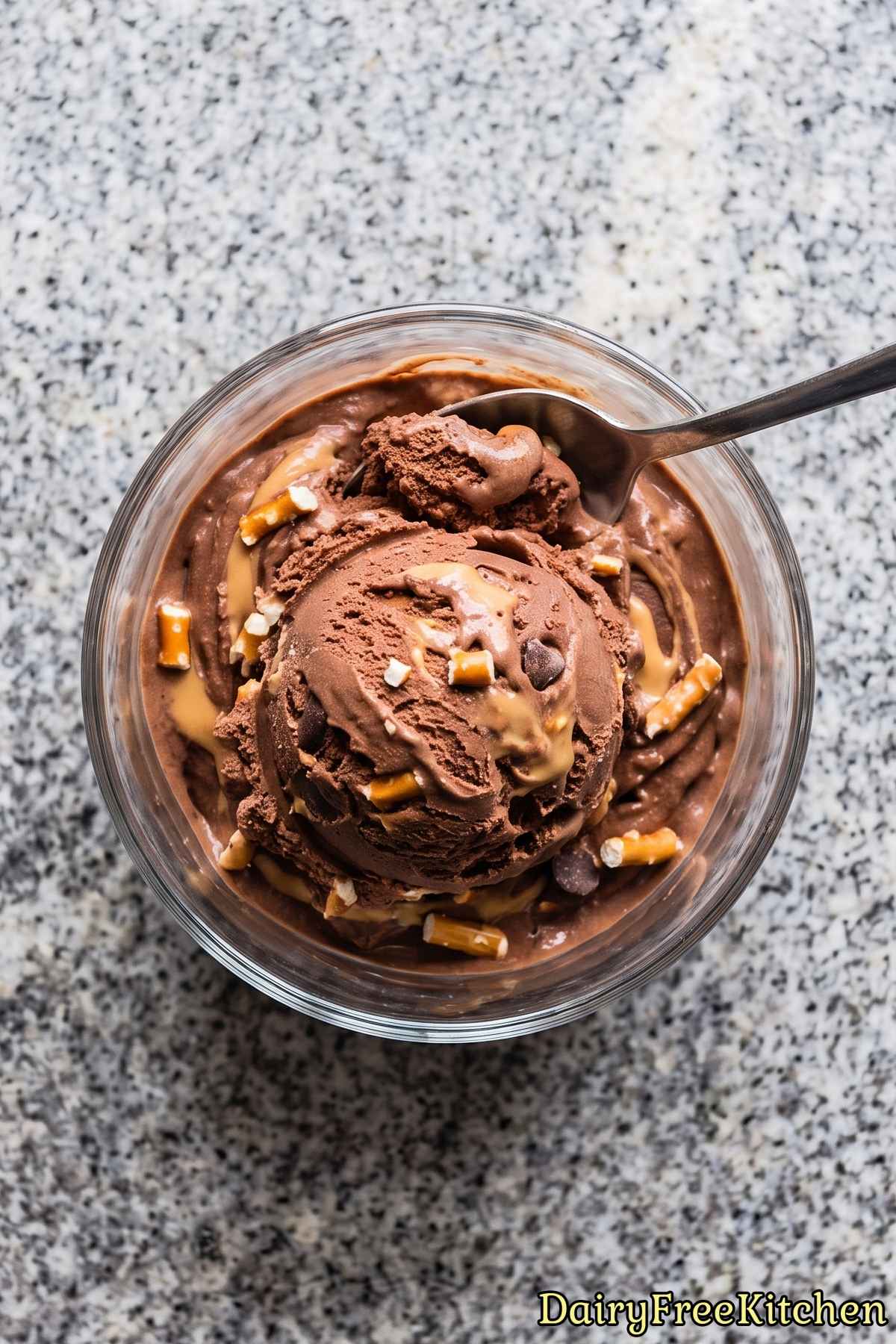 Plant based chocolate peanut butter ice cream