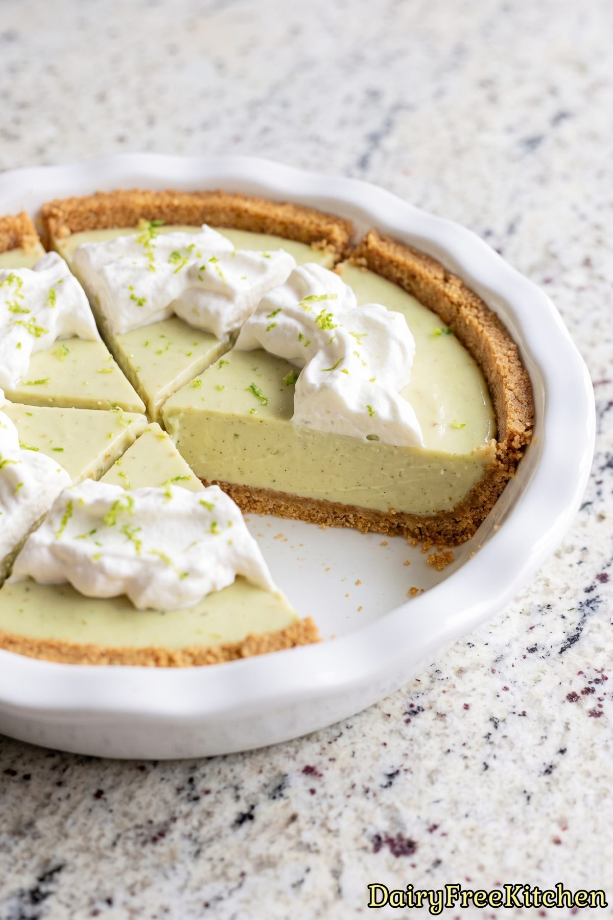 Easy dairy free key lime pie