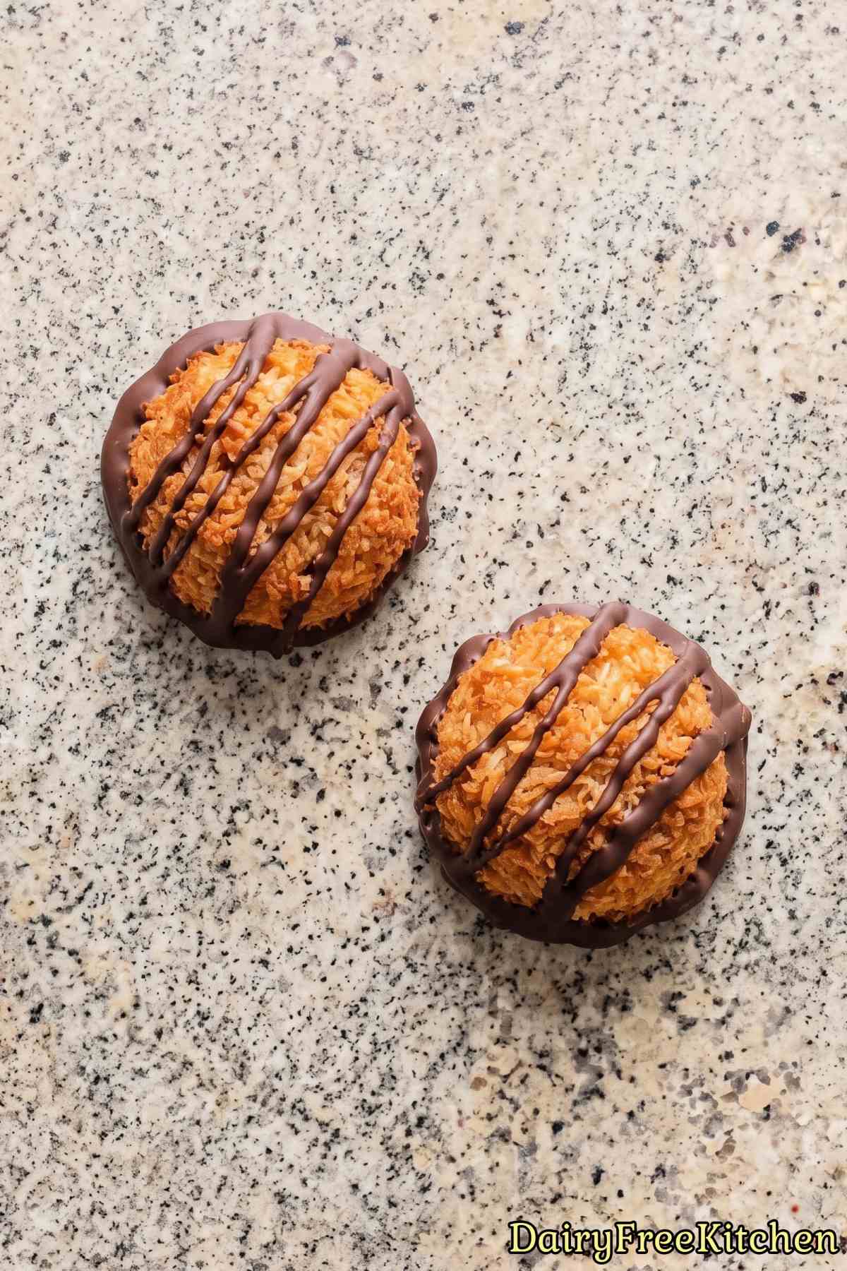 Soft and chewy dairy free macaroons