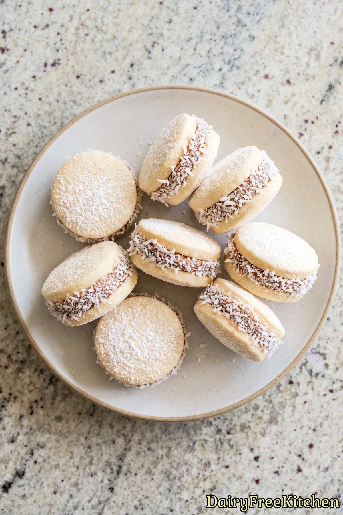 Dairy free dulce de leche sandwich cookies