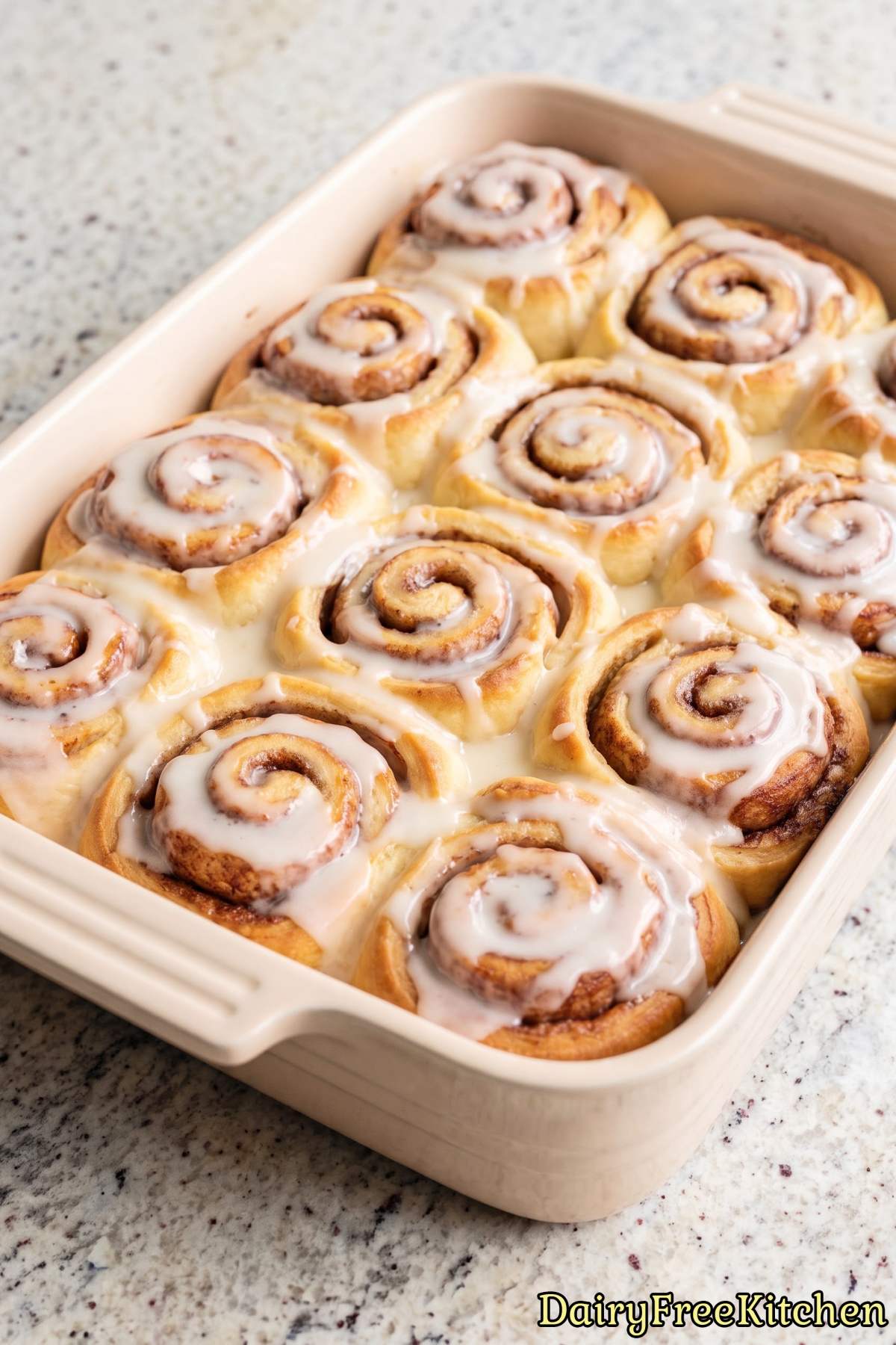 Gooey dairy free cinnamon rolls recipe