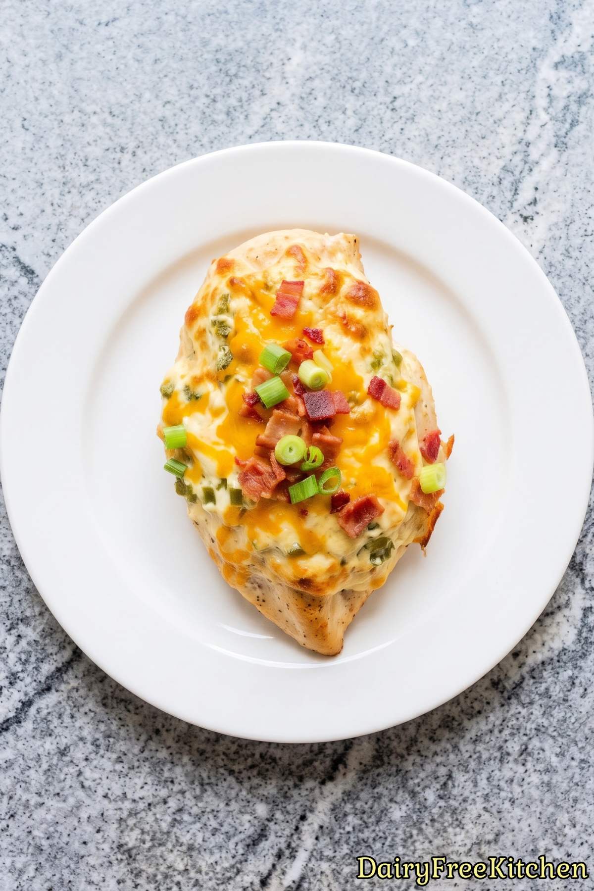Rustic dairy free jalapeno chicken dinner