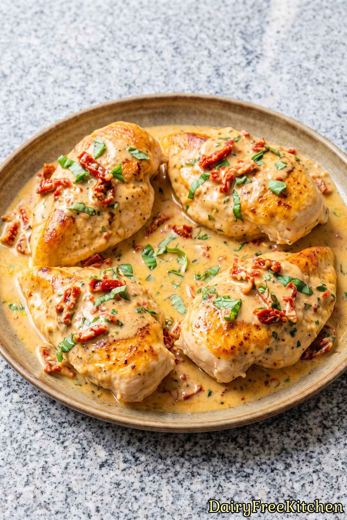 Easy dairy free marry me chicken recipe