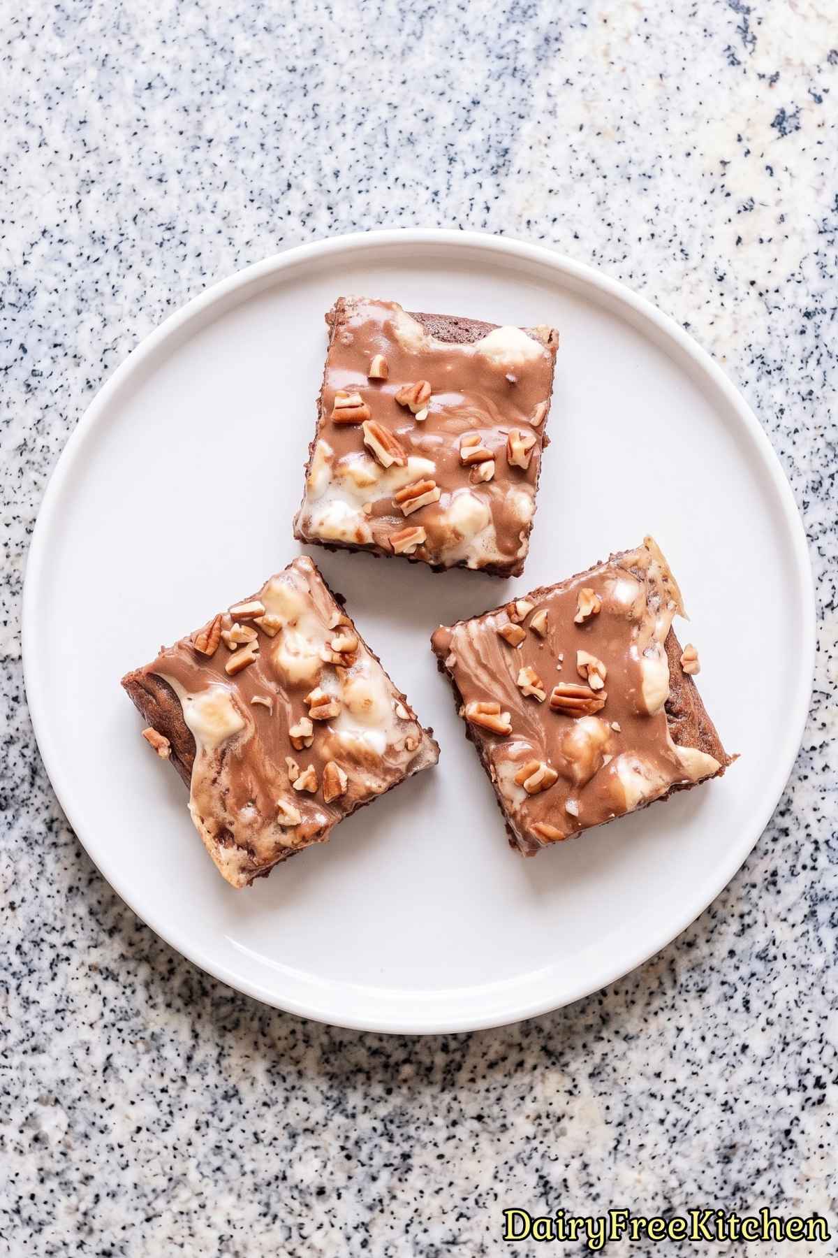 Dairy free Mississippi mud cake slice