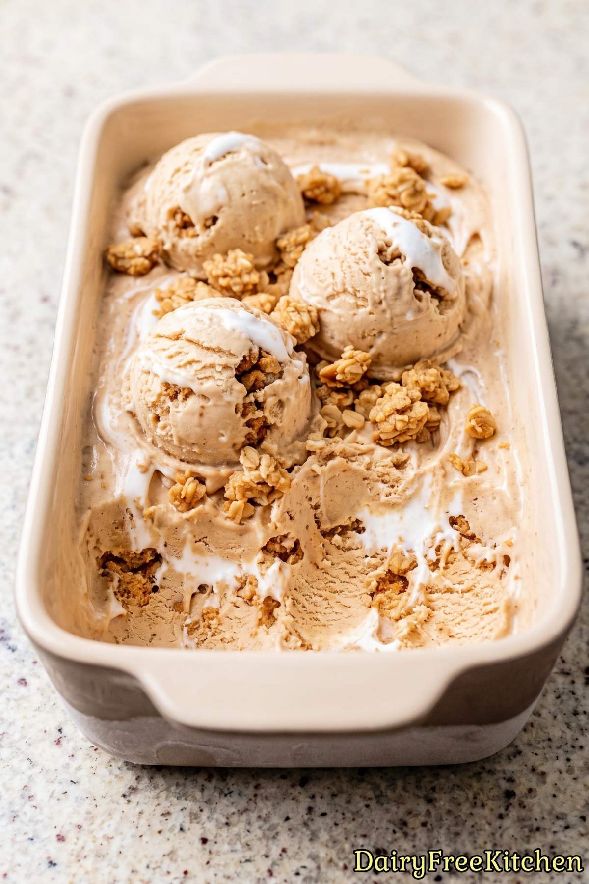 Plant based oatmeal cream pie ice cream