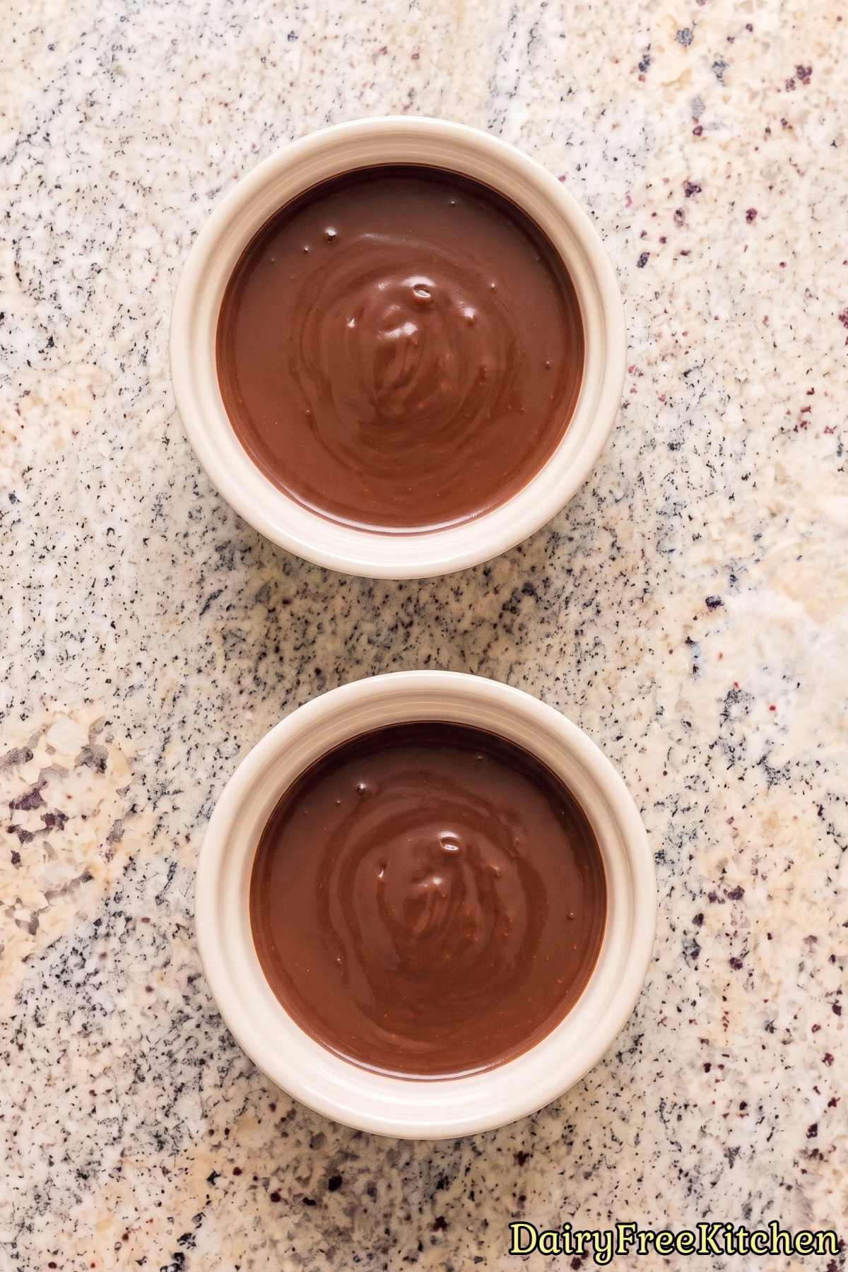 Classic dairy free chocolate pudding