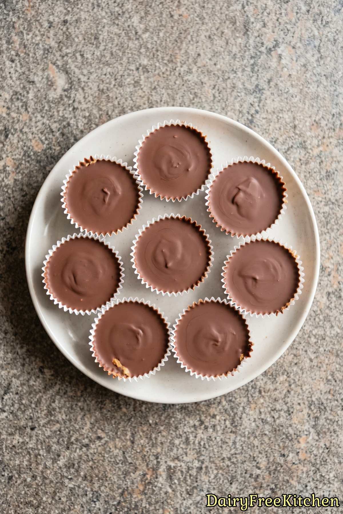 Tasty dairy free chocolate peanut cups