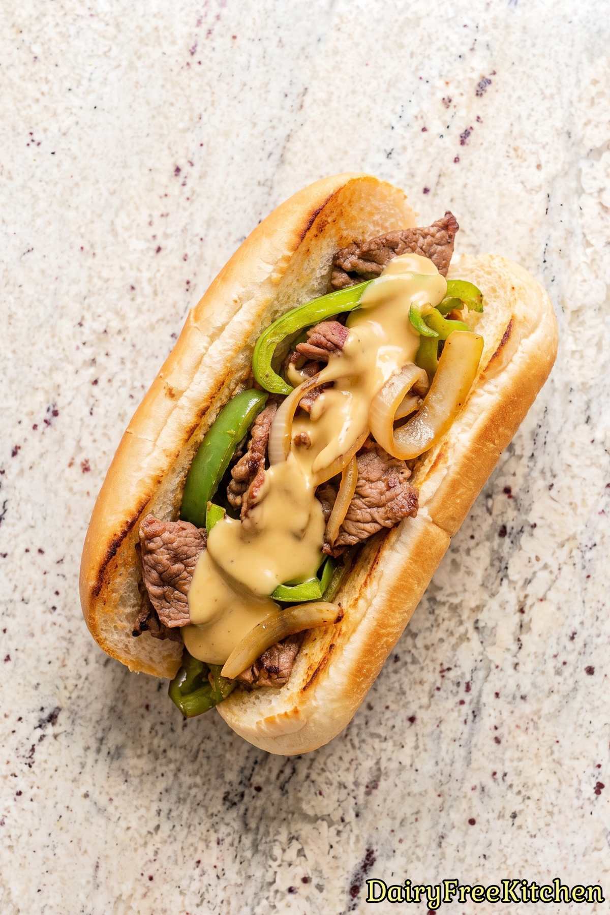 Fresh dairy free philly cheesesteaks