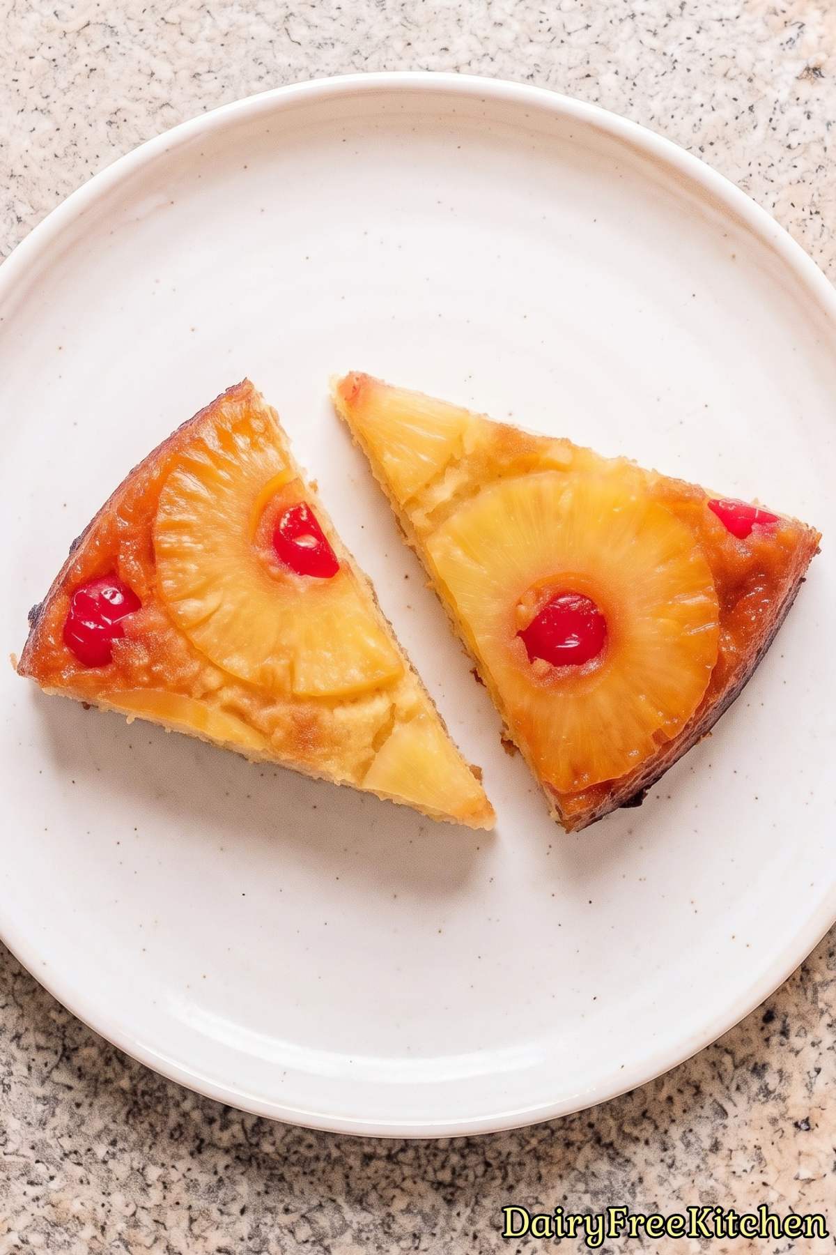 Dairy free pineapple upside down cake