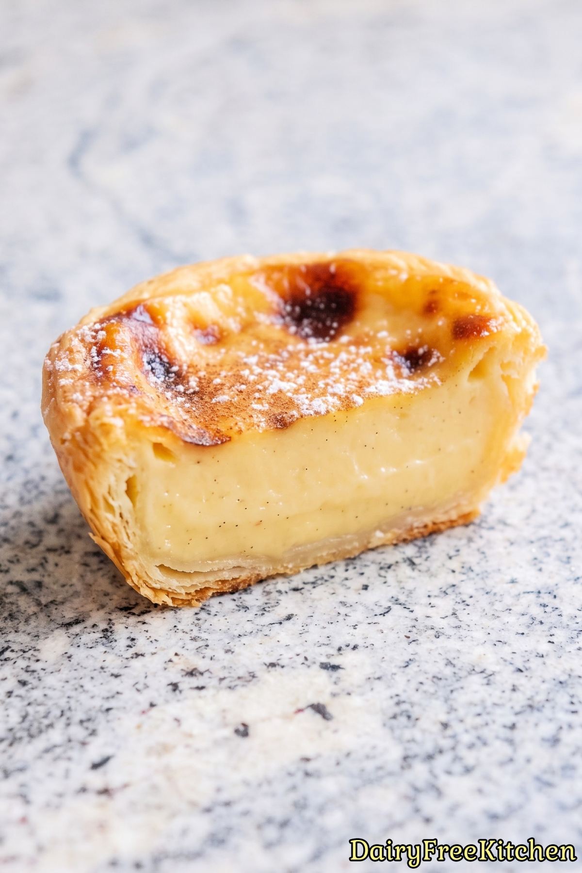 Plant based Portuguese custard tarts