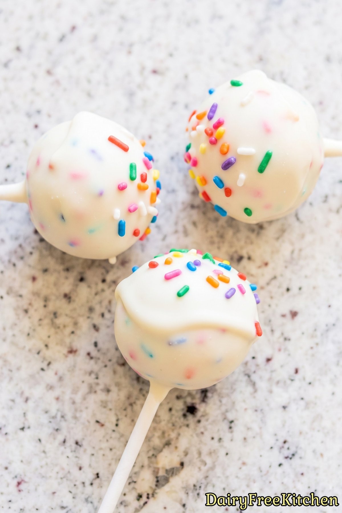 Yummy dairy free birthday protein cake pop snacks
