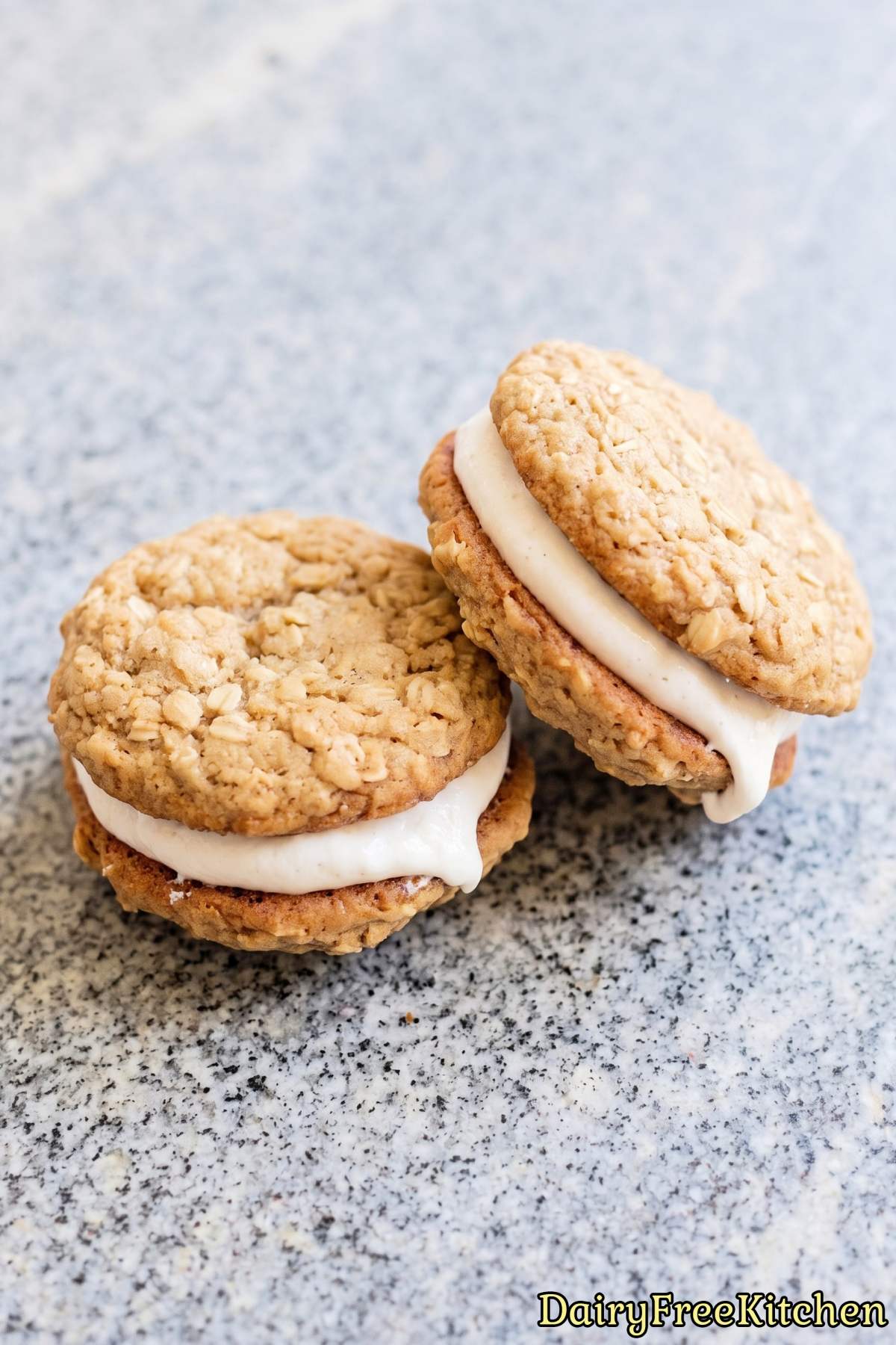 Plant based protein oatmeal cream pies