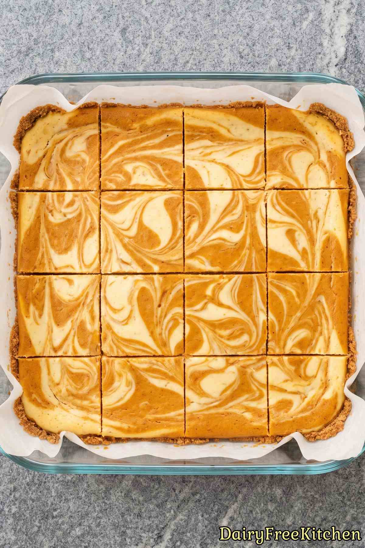 Creamy dairy free pumpkin protein bars