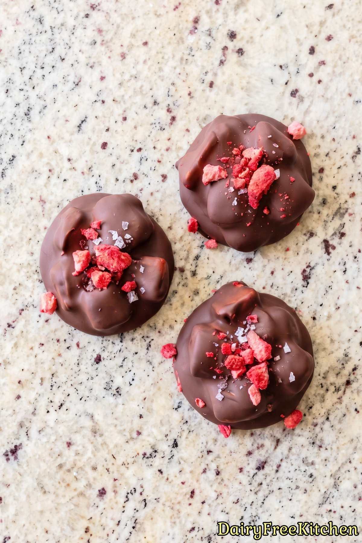 Homemade protein strawberry yogurt clusters