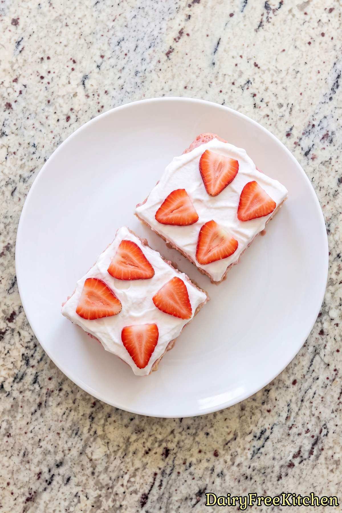 Creamy dairy free tres leches cake