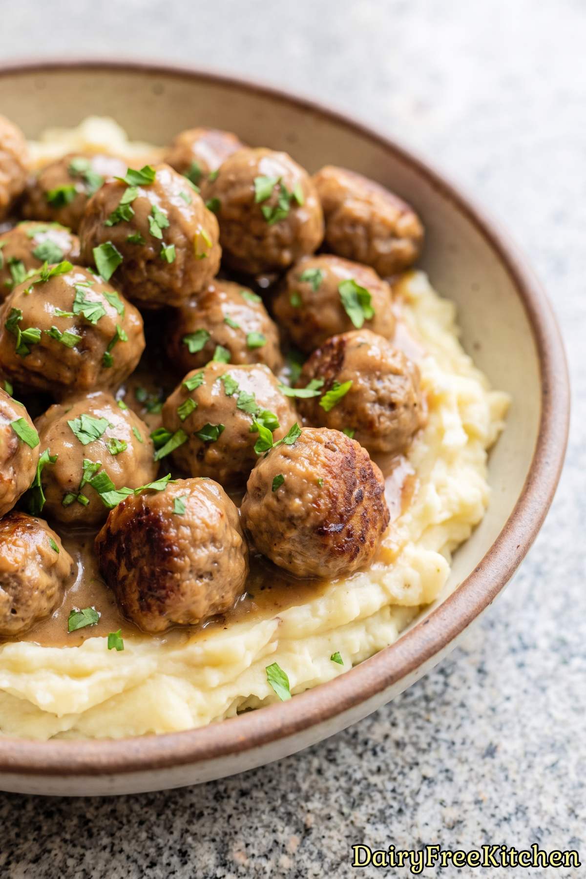 Comforting dairy-free Swedish meatballs recipe