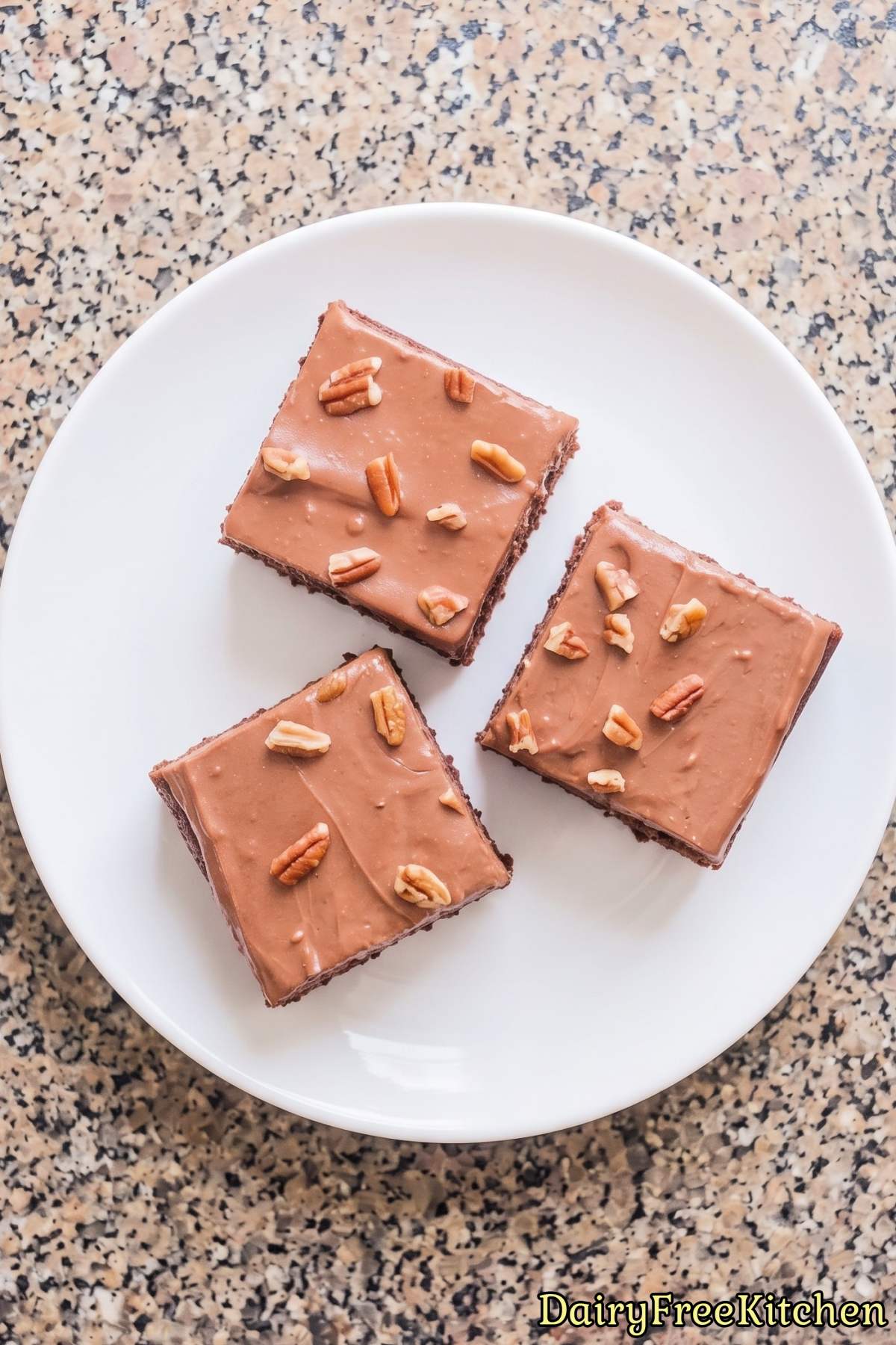 Rich dairy free chocolate sheet cake