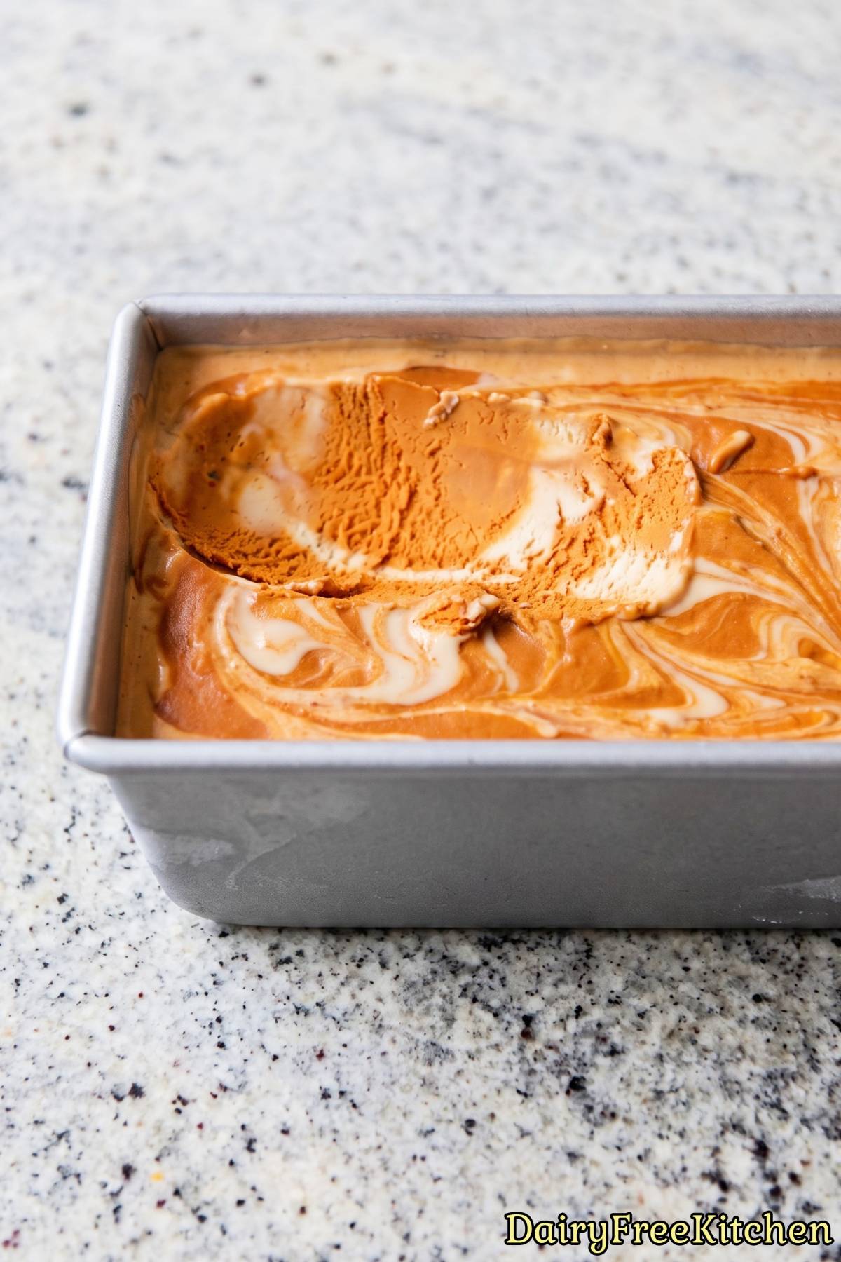 Chilled dairy free Thai tea treat