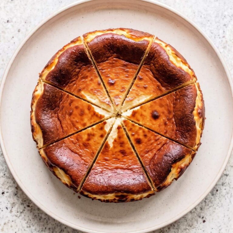Dairy Free Basque Cheesecake