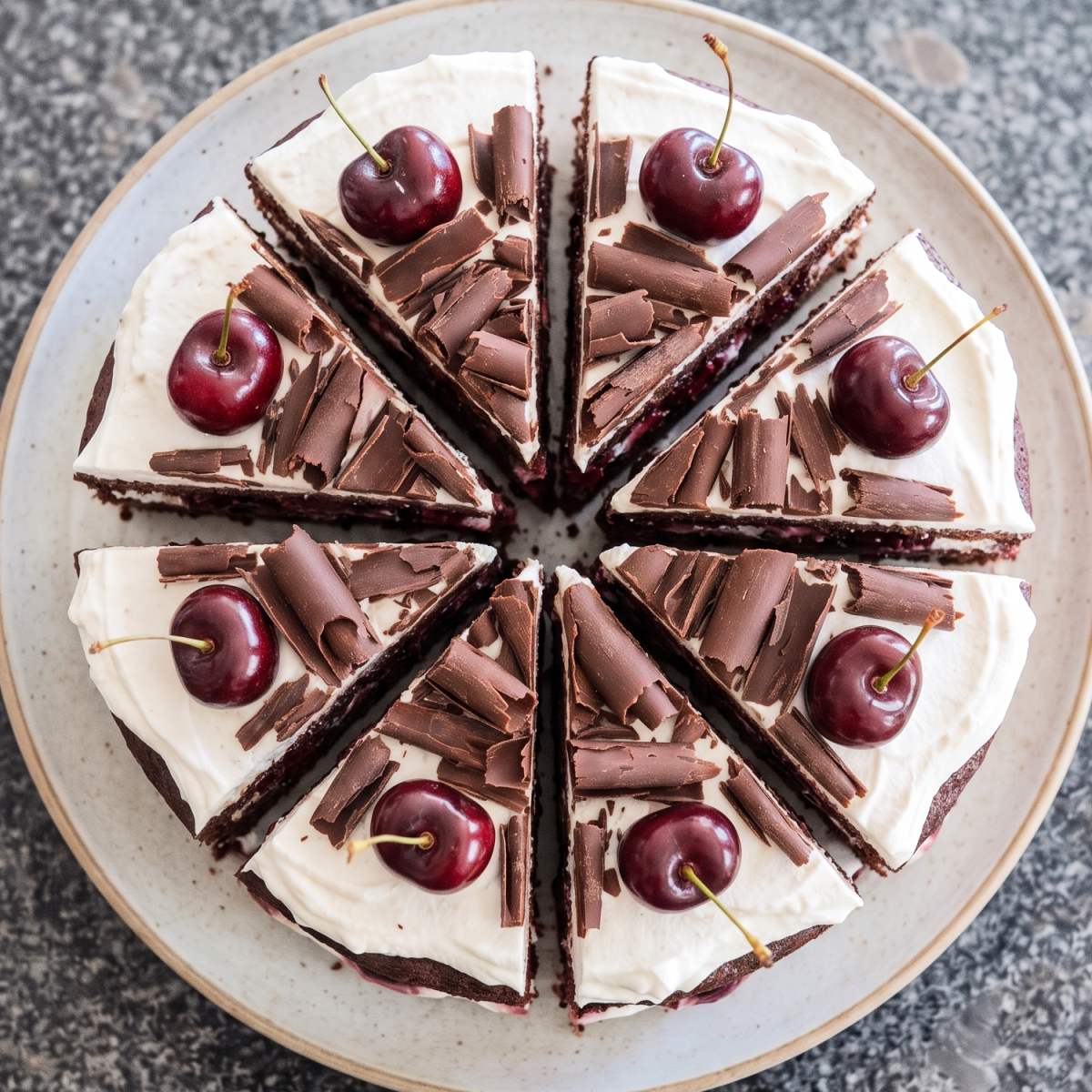 Dairy Free Black Forest Cake