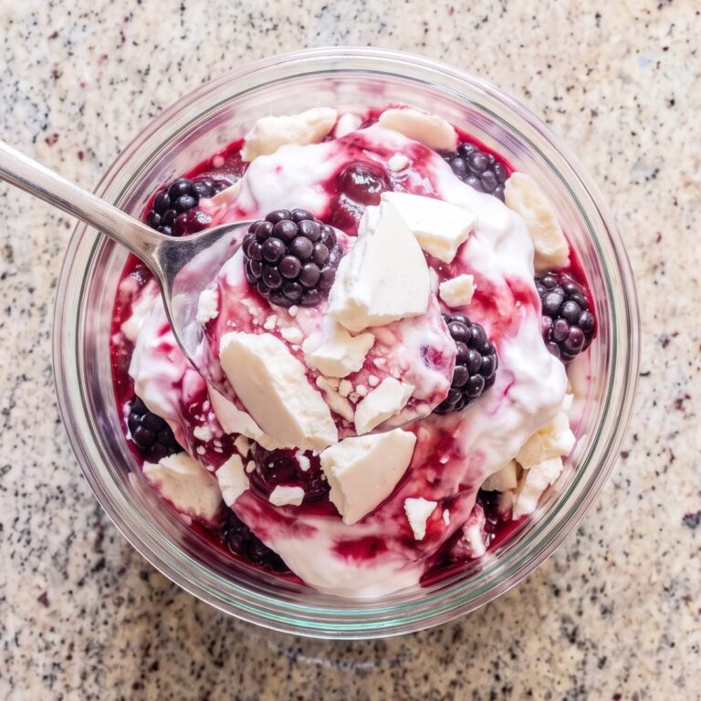 Dairy Free Blackberry Eton Mess