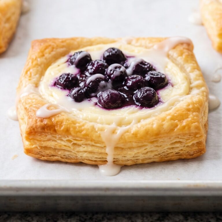 Dairy Free Blueberry Cream Cheese Danish