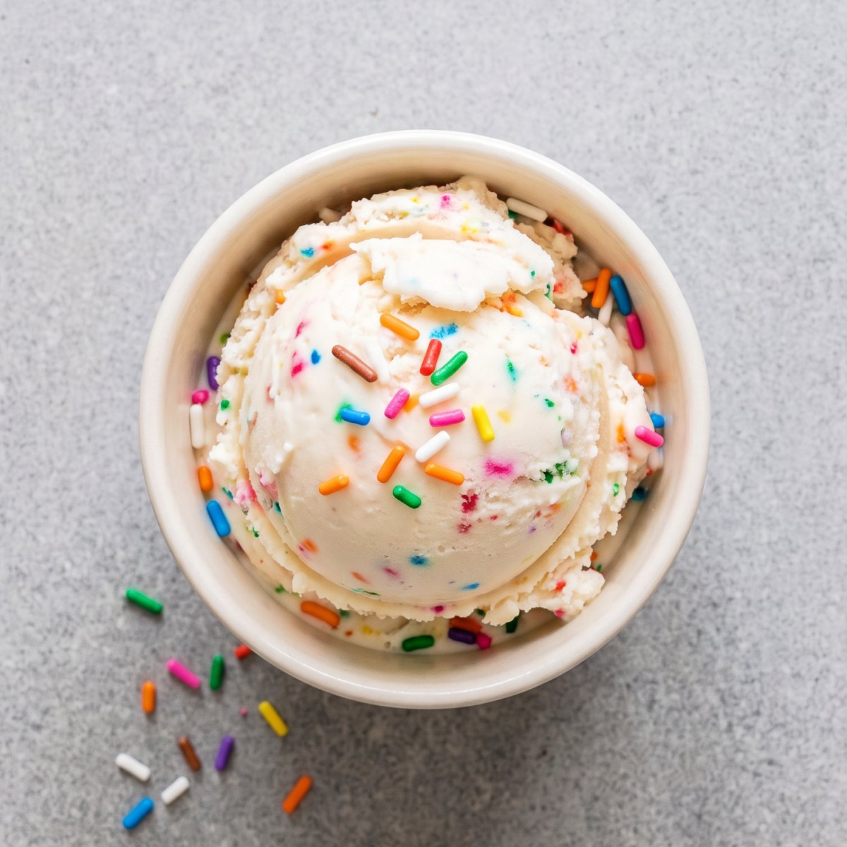 Dairy Free Cake Batter Ice Cream