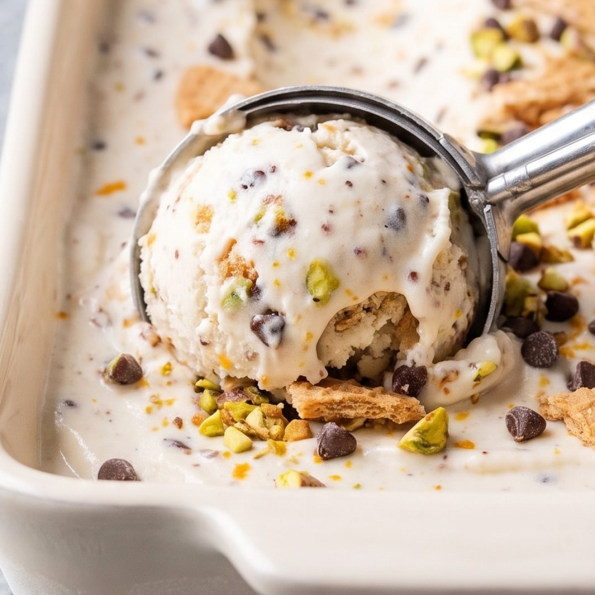 Dairy Free Cannoli Ice Cream