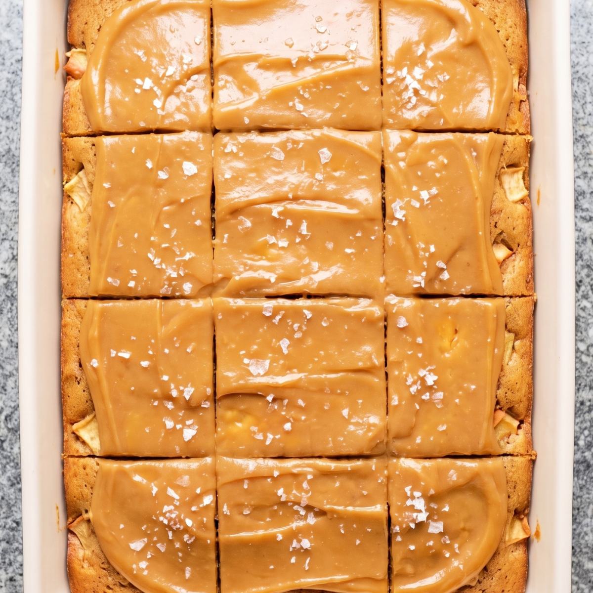 Dairy Free Caramel Apple Cake