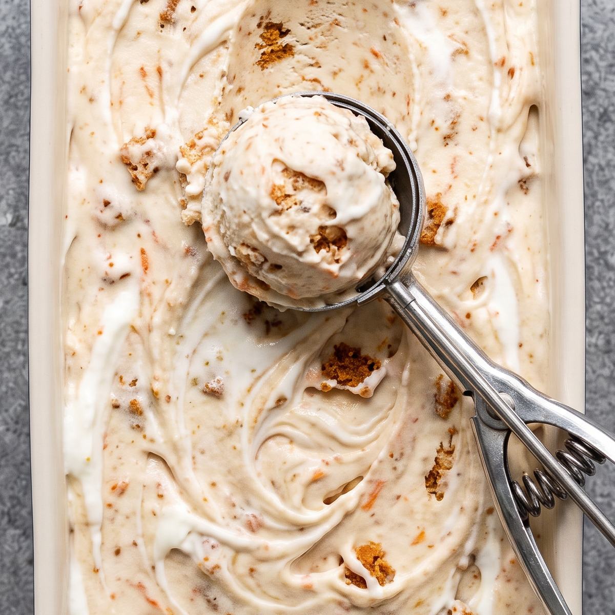 Dairy Free Carrot Cake Ice Cream
