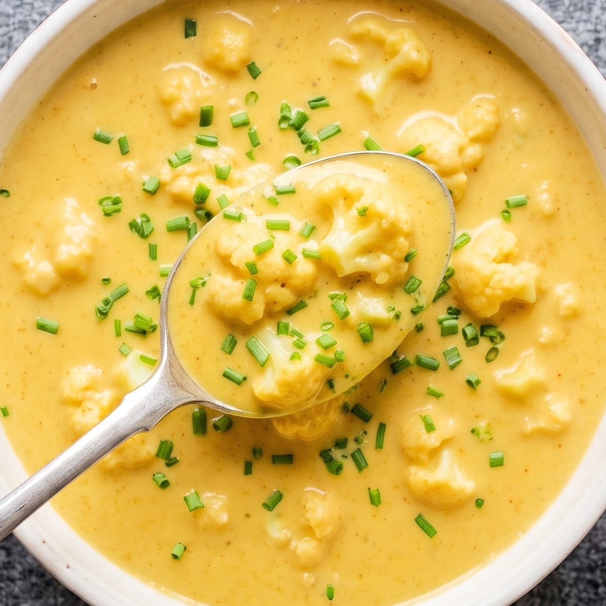 Dairy Free Cauliflower Cheese Soup