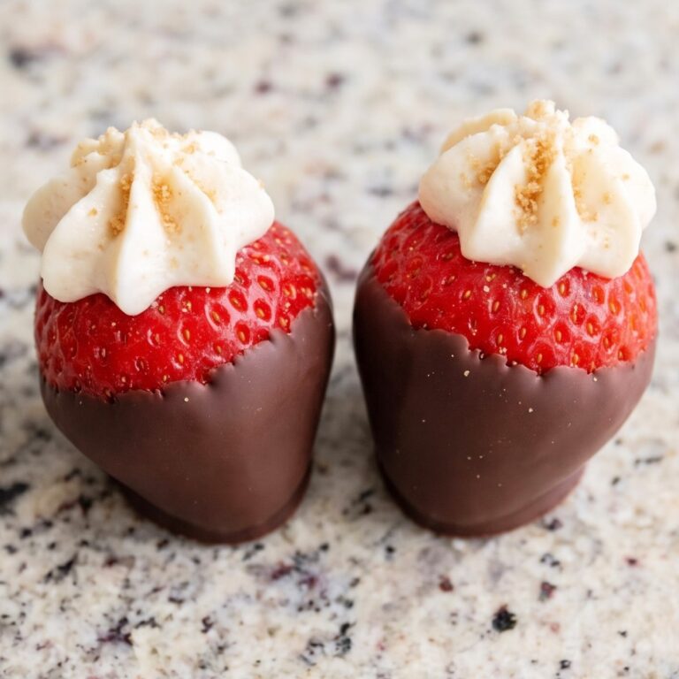 Dairy Free Cheesecake Stuffed Strawberries