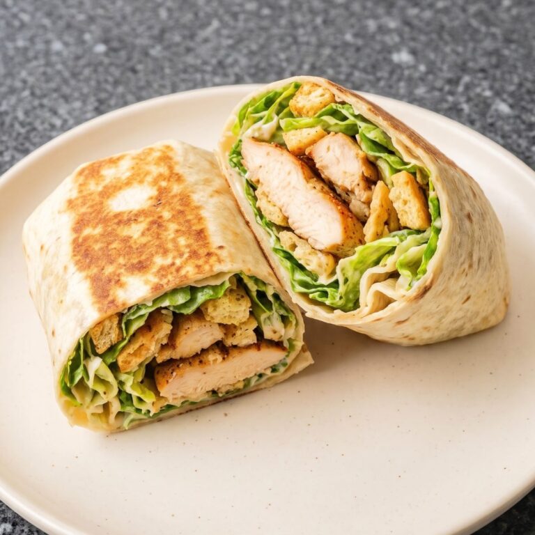 Dairy Free Chicken Caesar Wraps