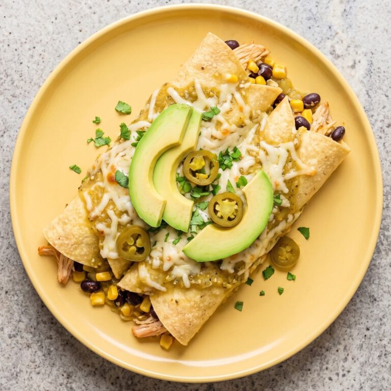 Dairy Free Chicken Enchiladas Verde