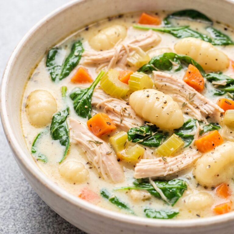 Dairy Free Chicken Gnocchi Soup