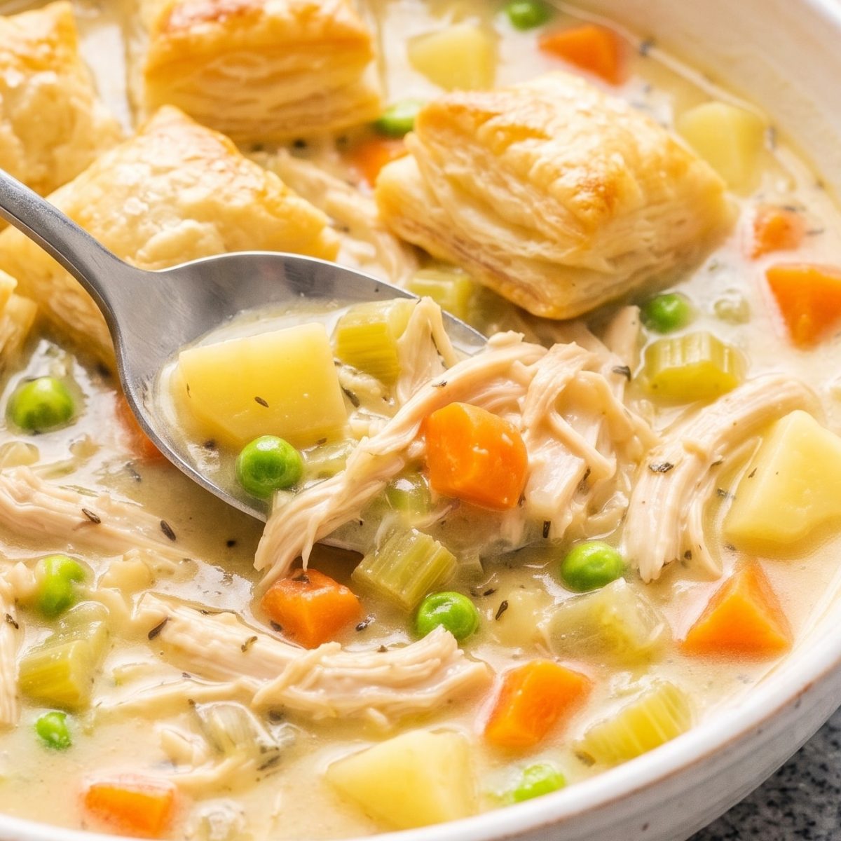 Dairy Free Chicken Pot Pie Soup