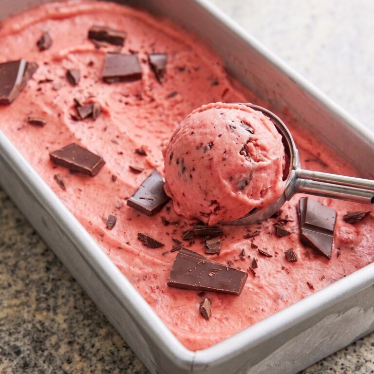 Dairy Free Chocolate Covered Strawberry Ice Cream