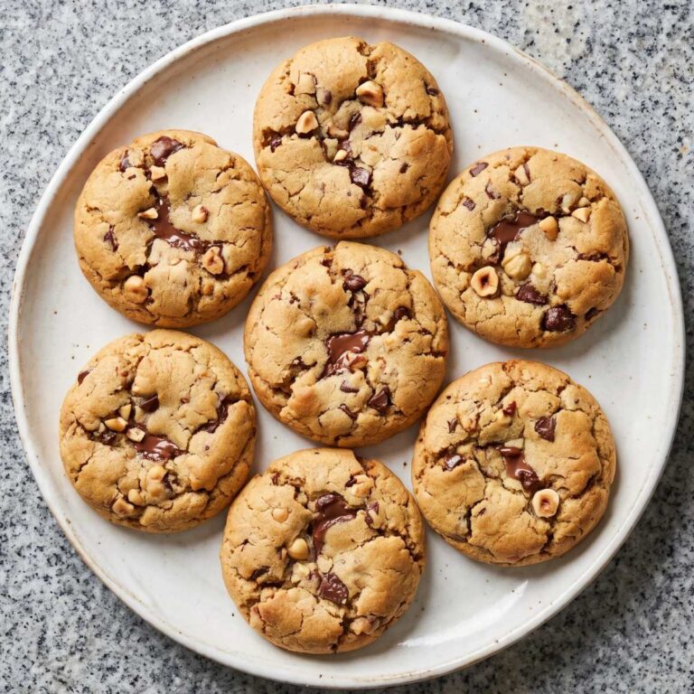 Dairy Free Chocolate Hazelnut Stuffed Cookies