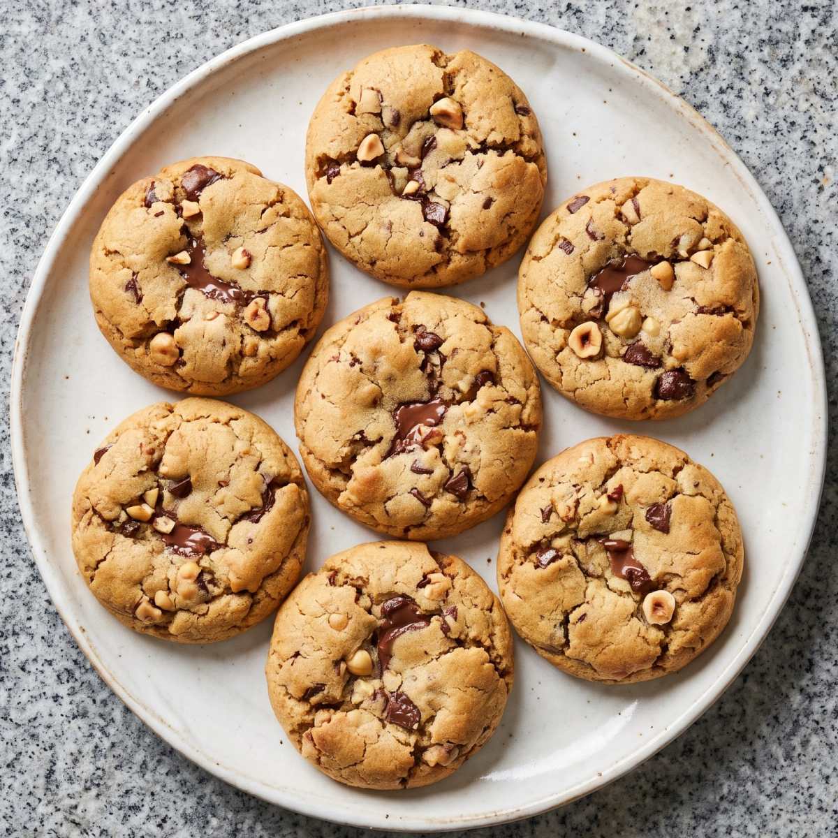 Dairy Free Chocolate Hazelnut Stuffed Cookies