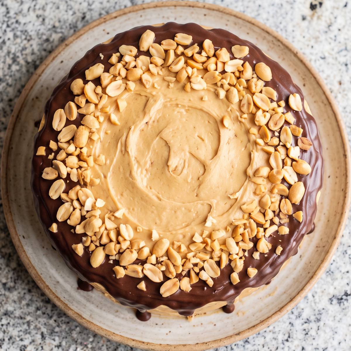 Dairy Free Chocolate Peanut Butter Cake