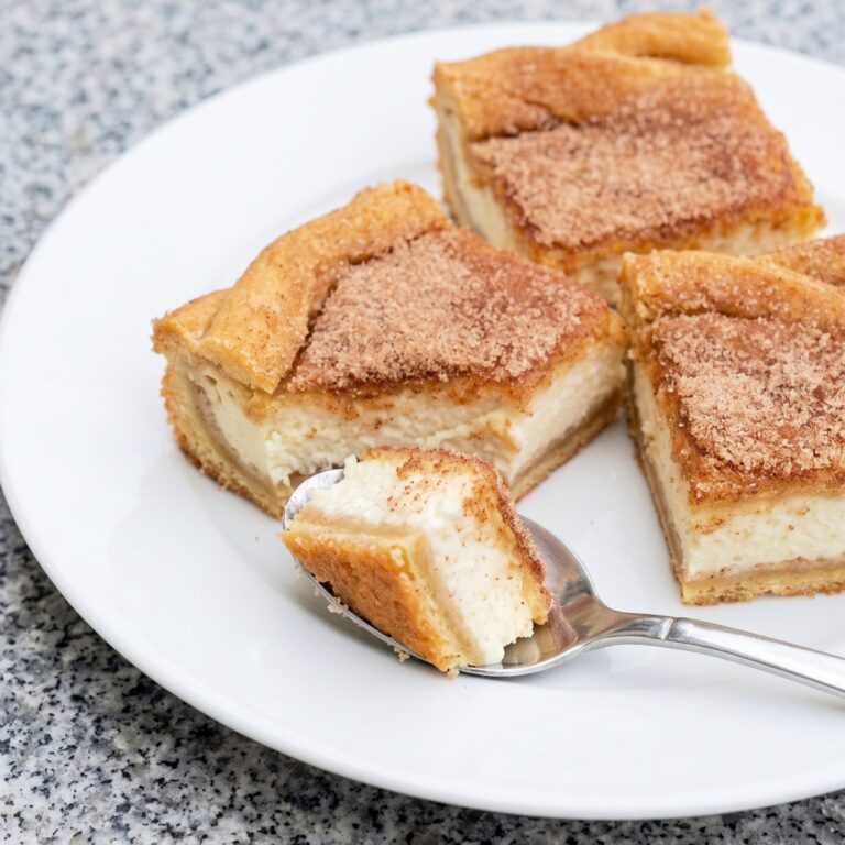 Dairy Free Churro Cheesecake Bars