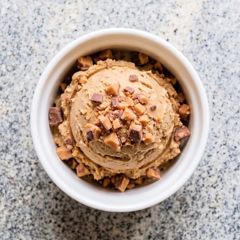 Dairy Free Coffee Toffee Crunch Ice Cream