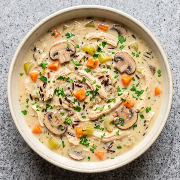 Dairy Free Creamy Chicken Wild Rice Soup